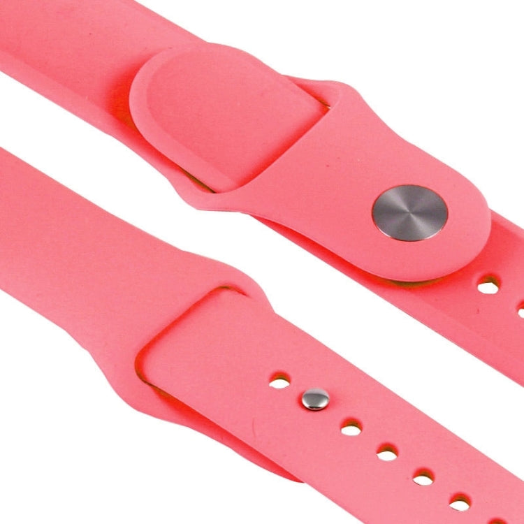 Rynx | For Apple Watch Sport 42mm High Performance Rubber Sport Watch Band with Pin-and-tuck Closure (Pink)