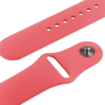 Rynx | For Apple Watch Sport 42mm High Performance Rubber Sport Watch Band with Pin-and-tuck Closure (Pink)