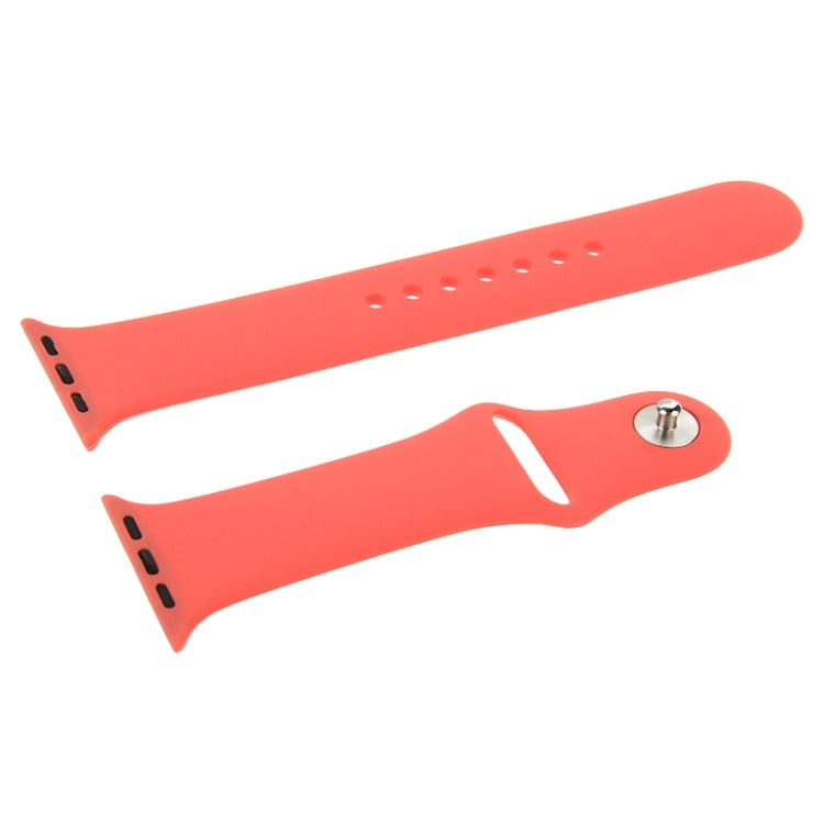 Rynx | For Apple Watch Sport 38 mm High-Performance Longer Silicone Sport Band with Pin and Clasp Closure (Pink)