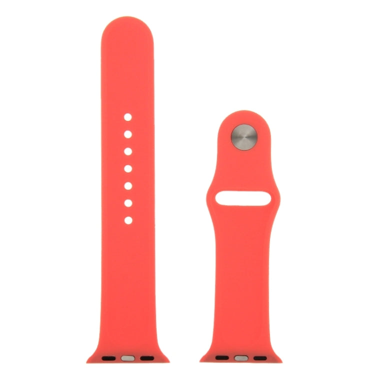 Rynx | For Apple Watch Sport 38 mm High-Performance Longer Silicone Sport Band with Pin and Clasp Closure (Pink)