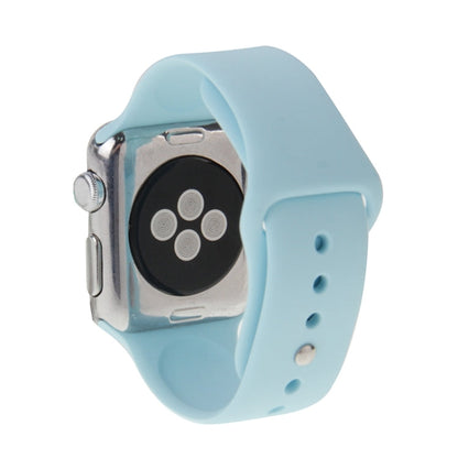 Rynx | For Apple Watch Sport 42mm High-performance Rubber Sports Watch Band with Pin-and-Tuck Closure (Baby Blue)