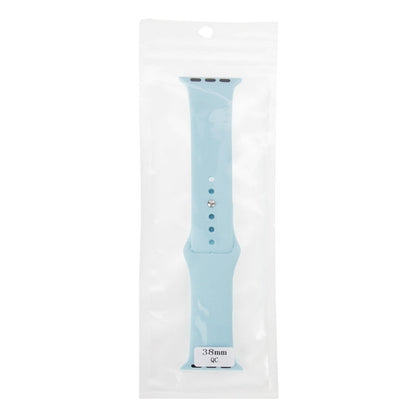 Rynx | For Apple Watch Sport 42mm High-performance Rubber Sports Watch Band with Pin-and-Tuck Closure (Baby Blue)