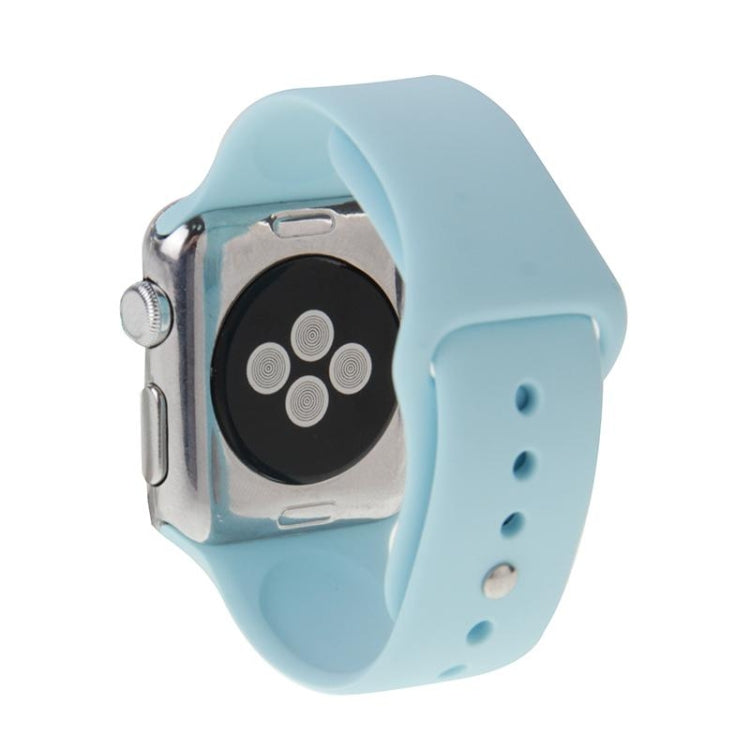 Rynx | For Apple Watch Sport 42mm High-performance Rubber Sports Watch Band with Pin-and-Tuck Closure (Baby Blue)