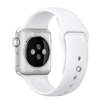 Rynx | For Apple Watch Series 10 42mm / 9&8&7 41mm / SE 3&SE 2&6&SE&5&4 40mm / 3&2&1 38mm 3 in 1 Rubber Watch Band with Buckle (White)