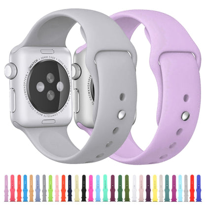 Rynx | For Apple Watch Series 10 42mm / 9&8&7 41mm / SE 3&SE 2&6&SE&5&4 40mm / 3&2&1 38mm 3 in 1 Rubber Watch Band with Buckle (White)