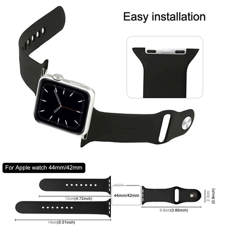 Rynx | For Apple Watch Series 10 42mm / 9&8&7 41mm / SE 3&SE 2&6&SE&5&4 40mm / 3&2&1 38mm 3 in 1 Rubber Watch Band with Buckle (White)