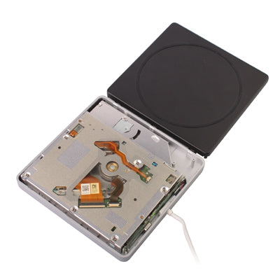 Rynx | Slot-in USB 2.0 portable optical DVD-RW drive, Plug and Play (Silver)