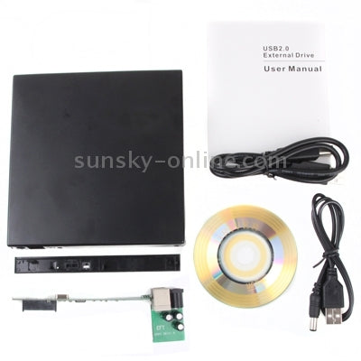 Rynx | Laptop USB 2.0 Slim Portable Optical DVD / CD Writable Drive (SATA)