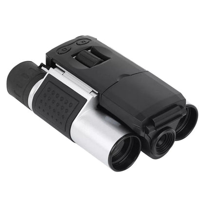 Rynx | DB618B 10X25 Zoom 10mm Objective Lens HD 1280x960P 1.5 inch LCD Screen Binocular Telescope Digital Camera(Black Silver)