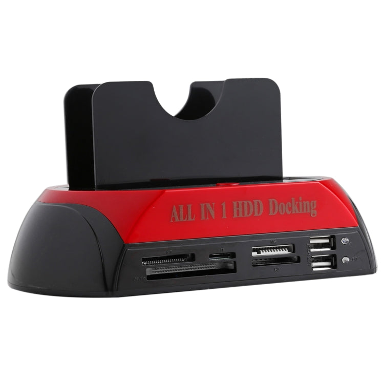 Rynx | All in 1 Dual 2.5 Inch/3.5 Inch SATA/IDE HDD Dock Station with Card Reader & Hub