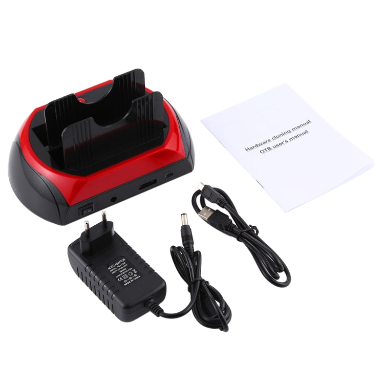 Rynx | All in 1 Dual 2.5 Inch/3.5 Inch SATA/IDE HDD Dock Station with Card Reader & Hub