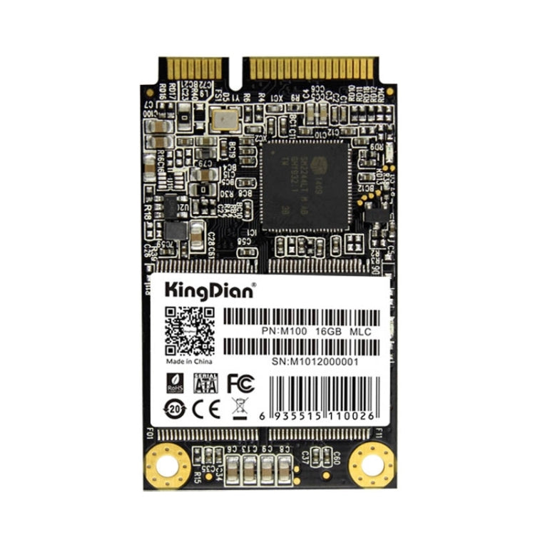 Rynx | Kingdian M100 16GB Solid State Drive / mSATA Hard Drive for Desktop / Laptop