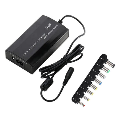 Rynx | 100W Universal Laptop AC / DC Adapter, Convenient Switchable Voltage, with USB 5V Port