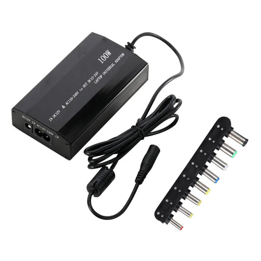 Rynx | 100W Universal Laptop AC / DC Adapter, Convenient Switchable Voltage, with USB 5V Port