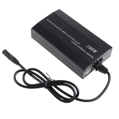 Rynx | 100W Universal Laptop AC / DC Adapter, Convenient Switchable Voltage, with USB 5V Port