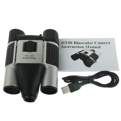 Rynx | 10×25mm 5 in 1 (Binocular Camera + Video Camera + Digital Camera + PC Cam + TF Card Reader) Digital Camera Binoculars,  Field of View: 101m/1000m, Size: 135 × 100 × 24mm