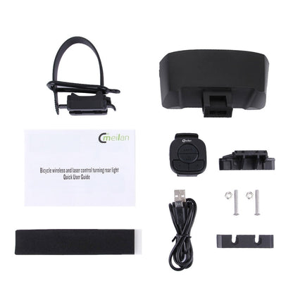 Rynx | Meilan X5 Wireless Remote Control Laser Tail Lamp for Bicycle, Waterproof Level: IPX4
