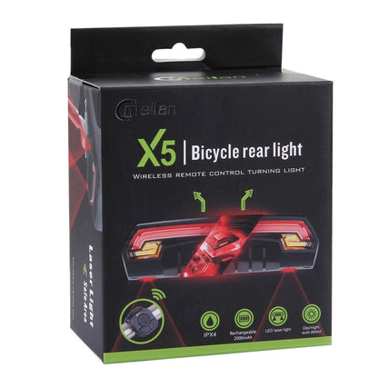 Rynx | Meilan X5 Wireless Remote Control Laser Tail Lamp for Bicycle, Waterproof Level: IPX4