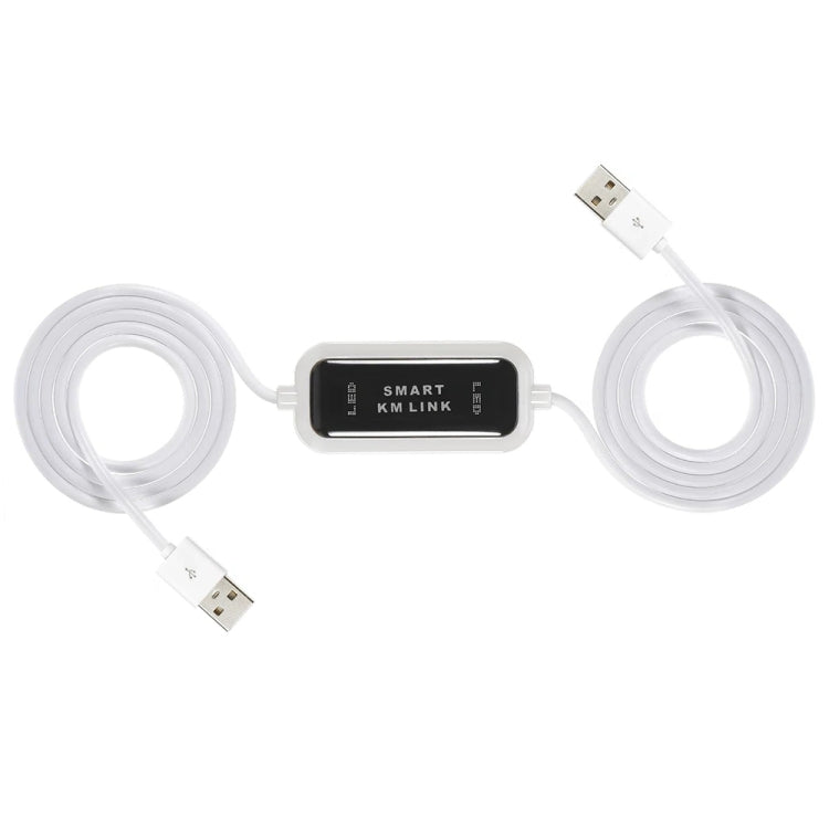 Rynx | High Speed USB 2.0 Smart KM Link Cable, Share Keyboard & Mouse from PC to PC, Plug and Play, Length: 165cm