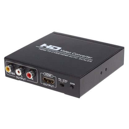 Rynx | NK-10II HDMI to HDMI/CVBS /AV Scaler Box Video Converter (Black)