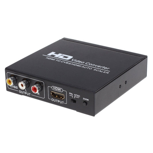 Rynx | NK-10II HDMI to HDMI/CVBS /AV Scaler Box Video Converter (Black)