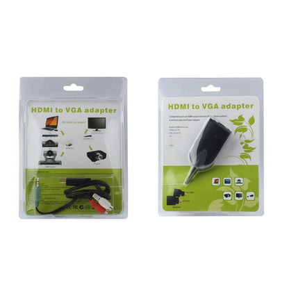 Rynx | HDMI Male to VGA Female Adapter with Audio Cable (Black)