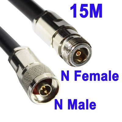 Rynx | N Female to N Male WiFi Extension Cable, Cable Length: 15M