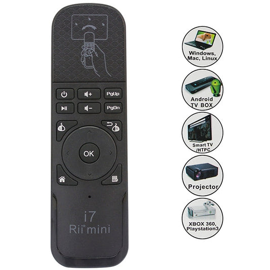 Rynx | Rii i7 Mini Wireless Air Mouse Keyboard Remote Control for HTPC / Android TV Box / Xbox360
