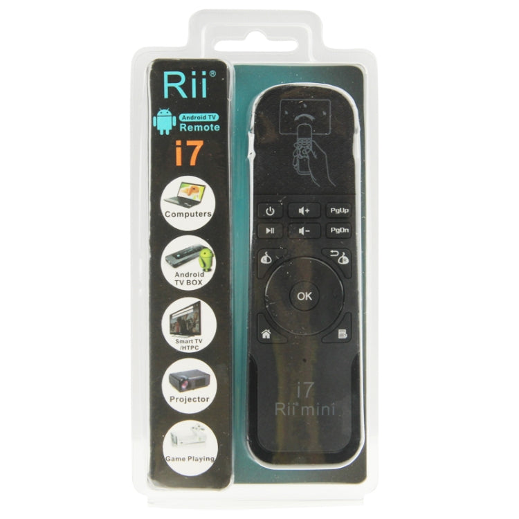 Rynx | Rii i7 Mini Wireless Air Mouse Keyboard Remote Control for HTPC / Android TV Box / Xbox360