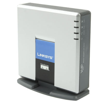Rynx | Unlocked LINKSYS SPA2102 VOIP PSTN telephone adapter with 2x FXS + WAN port