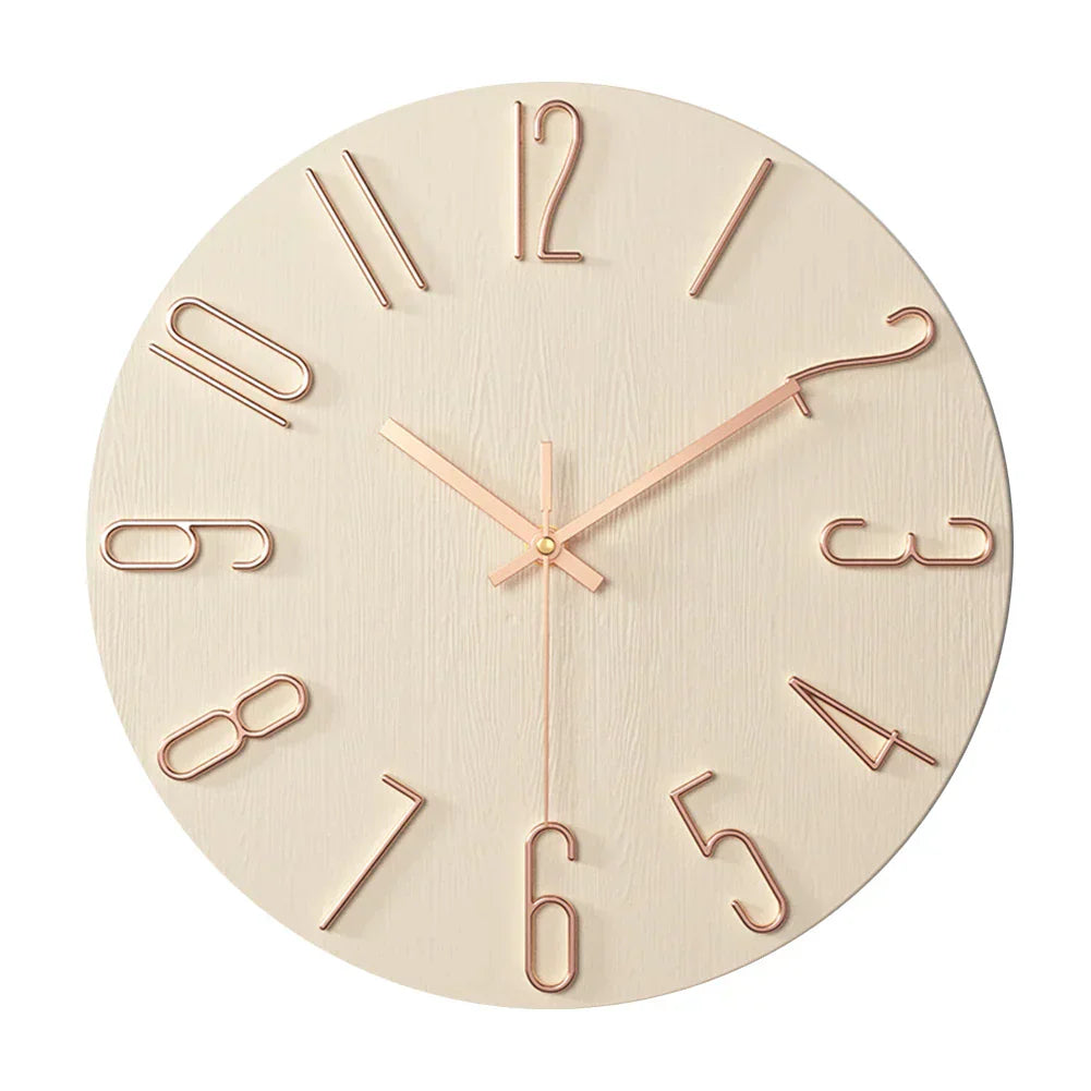 Rynx | Chronura Elegant Wall Clock | Stylish Design for Modern Interior | Decorative Wall Decoration