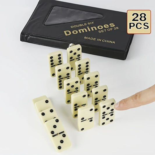 Rynx | Domino Chess Set - high-quality board game toy, equipped with robust PVC storage boxes, very suitable for game nights with the family