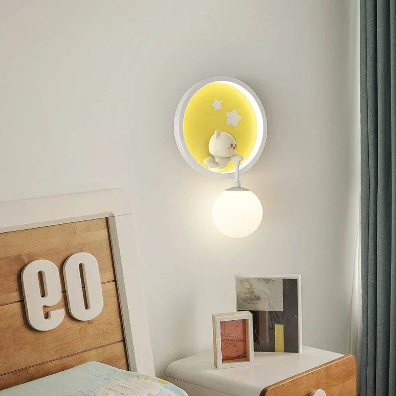 Rynx | RomanticWall - Children's Room Wall Lamp with Animal Motif