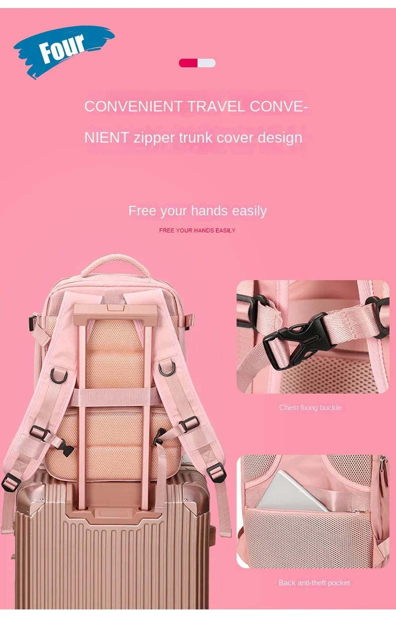 Rynx | Travel Carry-On Backpack with Shoe Compartment