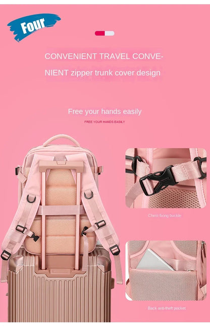 Rynx | Travel Carry-On Backpack with Shoe Compartment