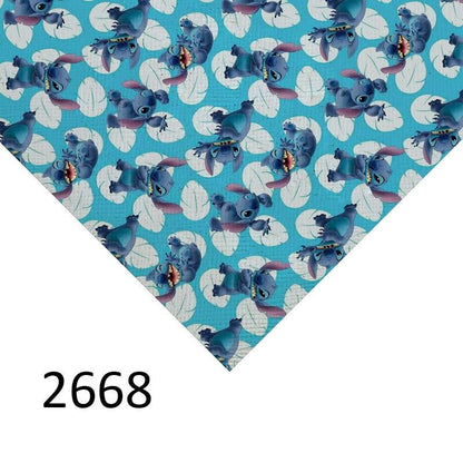 Rynx | Lilo and Stitch Cartoon Vinyl Faux Leather Craft Sheet: Ignite Your Imagination