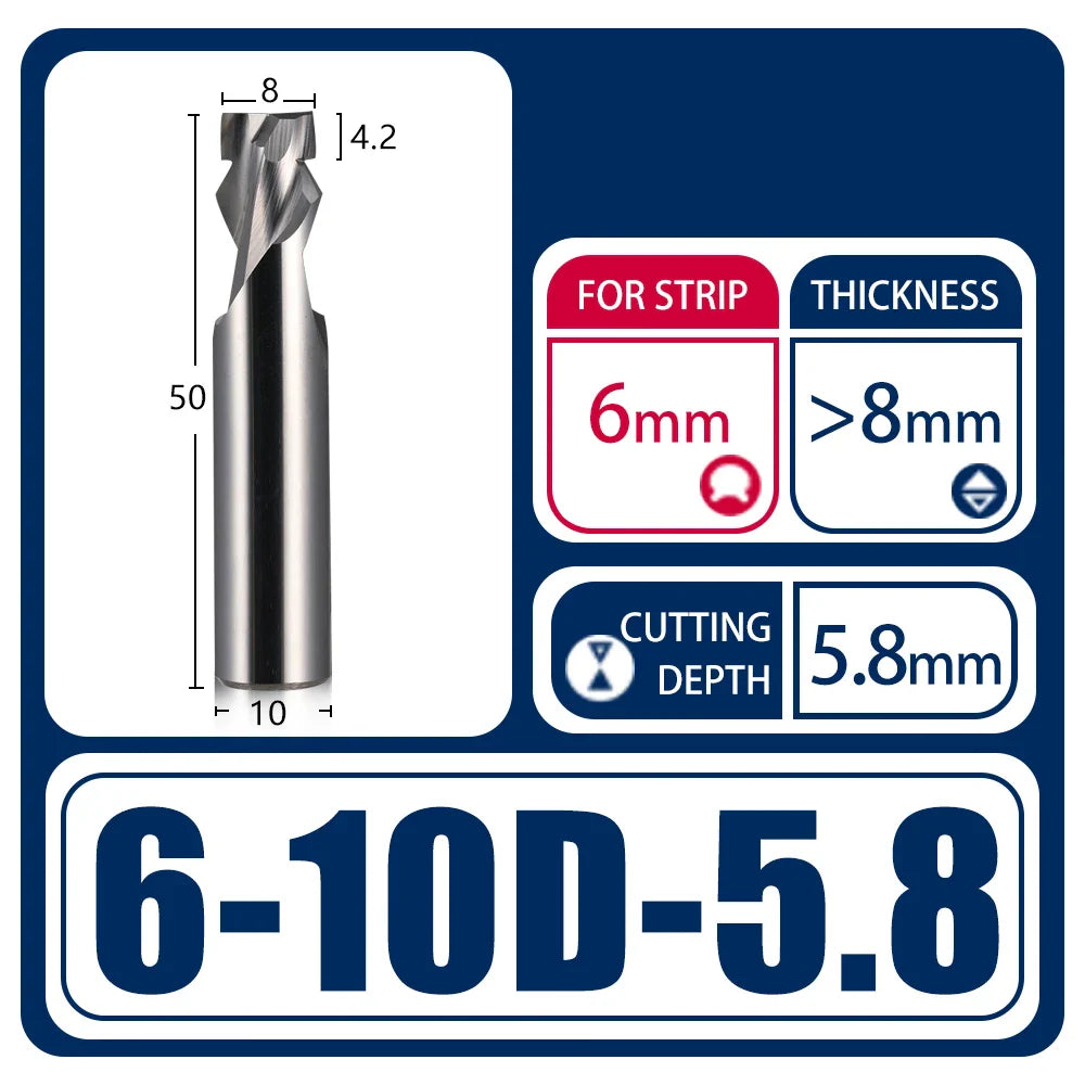 Rynx | 1pcs Neon Light Stripe Milling Cutter - Flexible Silicone LED Slotting Tool for Polystyrene Foam, Acrylic Engraving