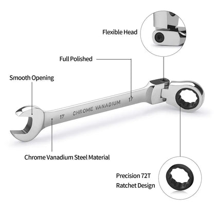 Rynx | Flexible Ratchet Wrench