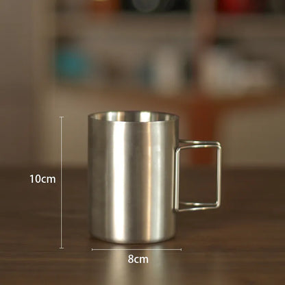 Rynx | 304 Stainless Steel Hanging Ear Coffee Filter Cup - Portable Hand Flush Filter with Filter Paper, Filter-free Funnel Coffee Utensils