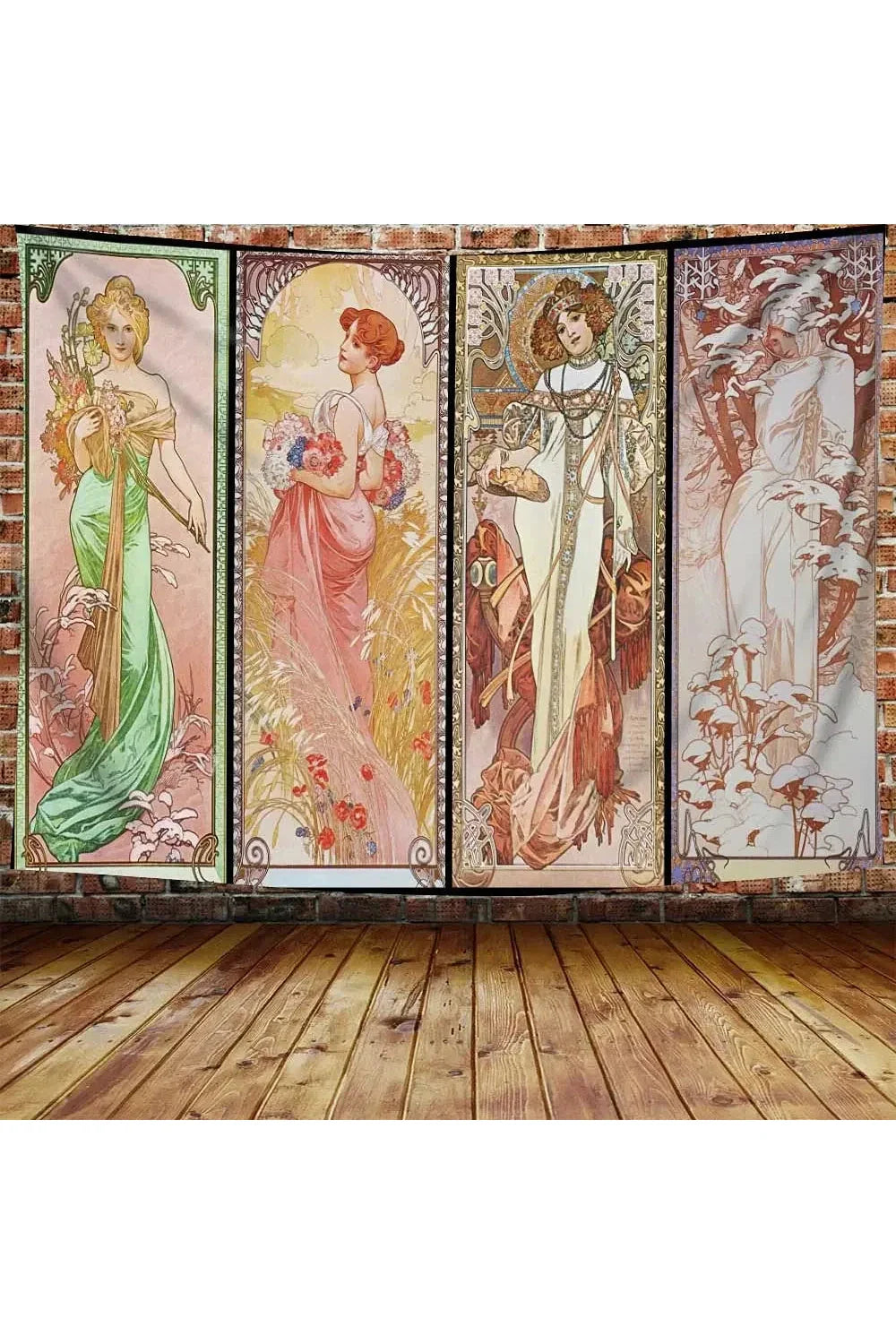 Rynx | Nouveau Flower Goddess Tapestry