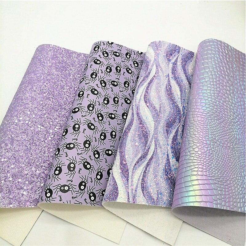 Rynx | Shiny Spiderweb Faux Leather Craft Sheets for Halloween Creations