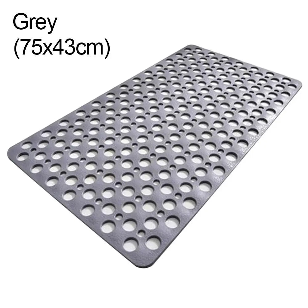Rynx | Extra Porous Large Bath Mat - Non-Slip, Strong Suction, Anti-Mold TPE Shower Mat for Kitchen and Bathroom
