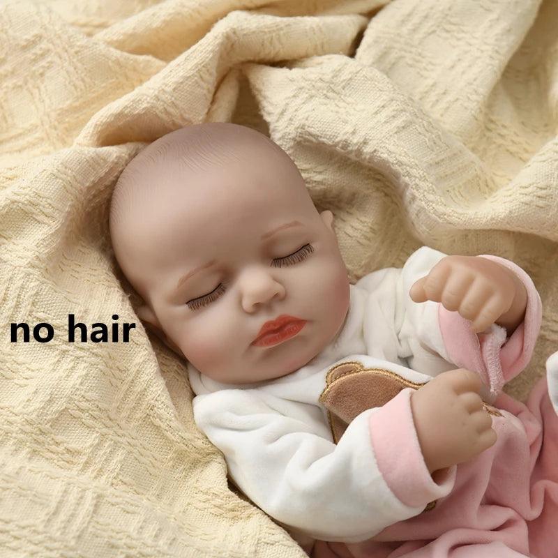 Rynx | 16-Inch Life-Like Reborn Baby Girl Doll - Realistic Full Vinyl Body with Outfit, Ideal for Gifts and Collectors