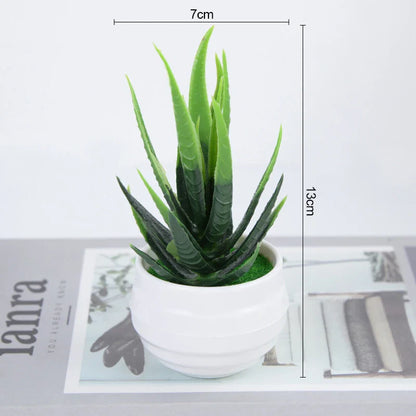 Rynx Artificial Plants Bonsai Small Tree Pot Fake Plant Flowers Potted Plants Ornaments For Home Room Table Decoration Hotel Garden Decor