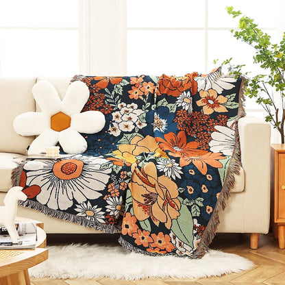 Rynx | Jungle Cats Woven Throw Blanket