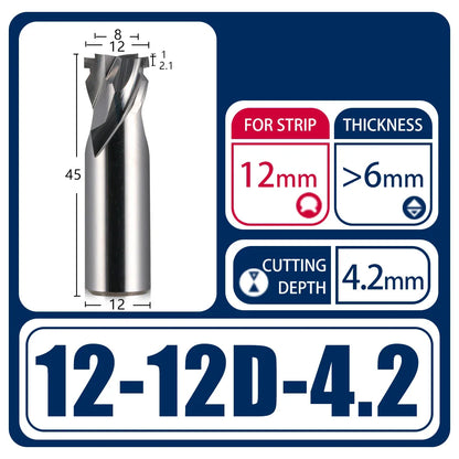 Rynx | 1pcs Neon Light Stripe Milling Cutter - Flexible Silicone LED Slotting Tool for Polystyrene Foam, Acrylic Engraving