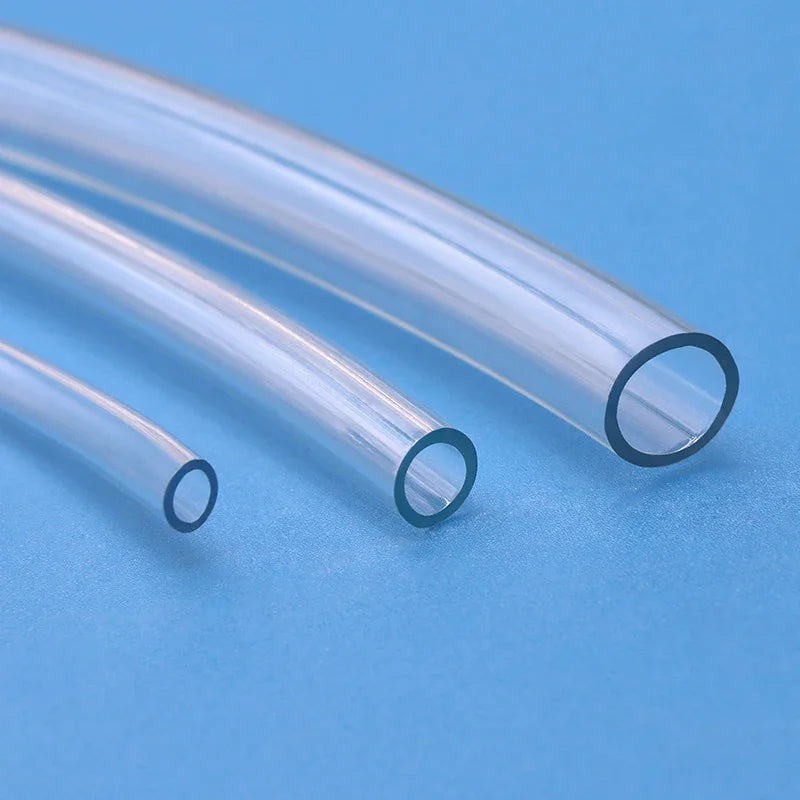 Rynx | High Quality Transparent PVC Plastic Hoses: Water Pump Tube in 1M/3M/5M Lengths - Available in Various Inner Diameter Options