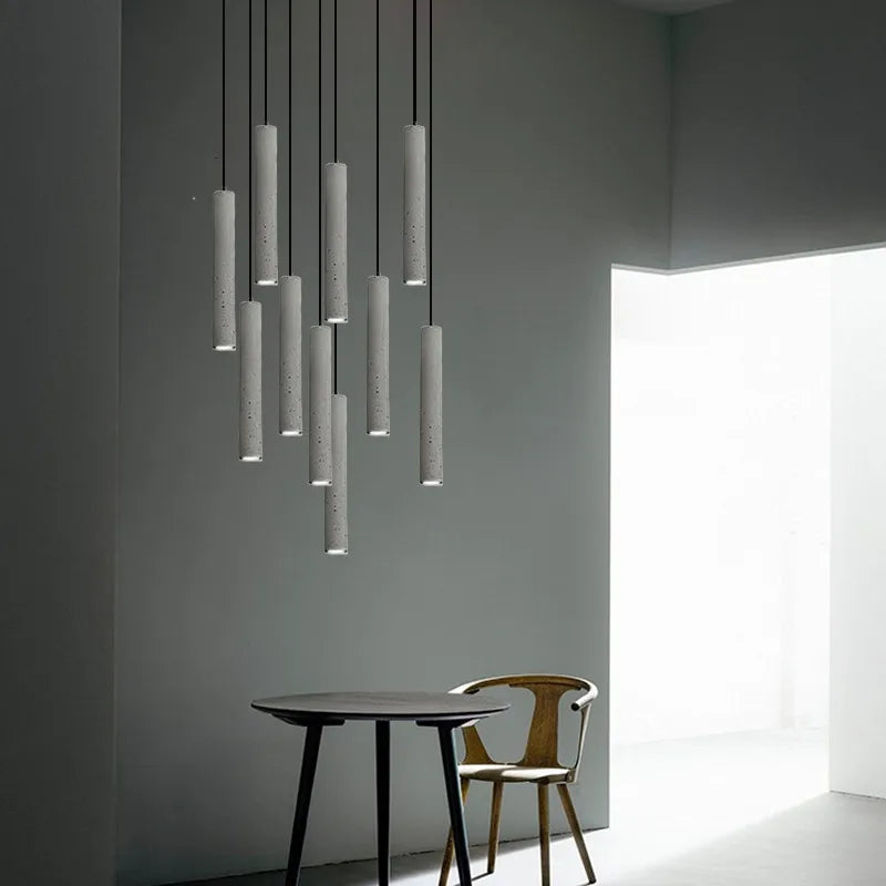 Rynx | Industrial Travertine LED Ceiling Lamp - Elegant Design