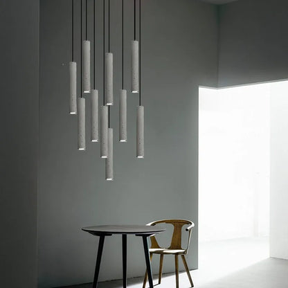 Rynx | Industrial Travertine LED Ceiling Lamp - Elegant Design