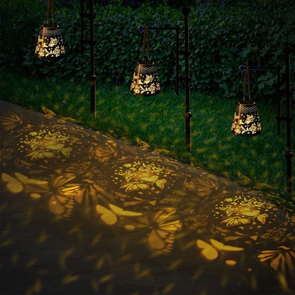 Rynx | Solar Floral Butterfly Hollow Latern Light